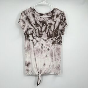 American Eagle Shirt Womens M Soft & Sexy Tie Dye SS Front Tie